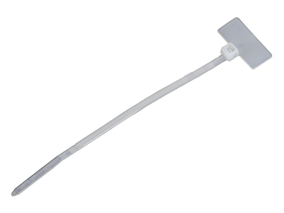 Brida de cable D con placa de identificación de Black Box Corp, paquete FT8350