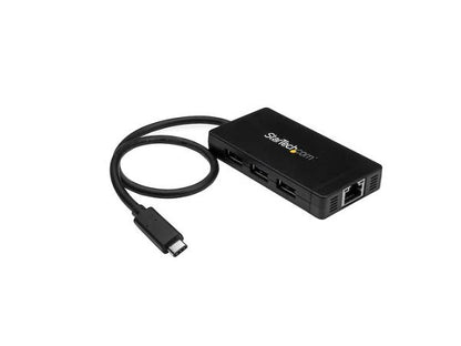 Adaptateur d'alimentation Hub USB-C 3 ports GBE-C vers A