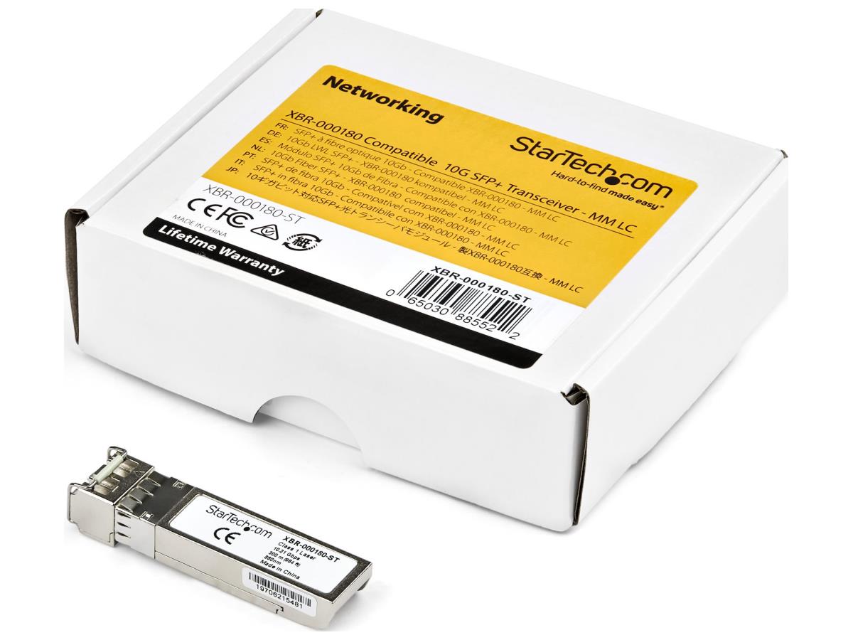 Module SFP+ StarTech.com compatible HPE JD092B, 10 GbE-Sr, 10 GbE