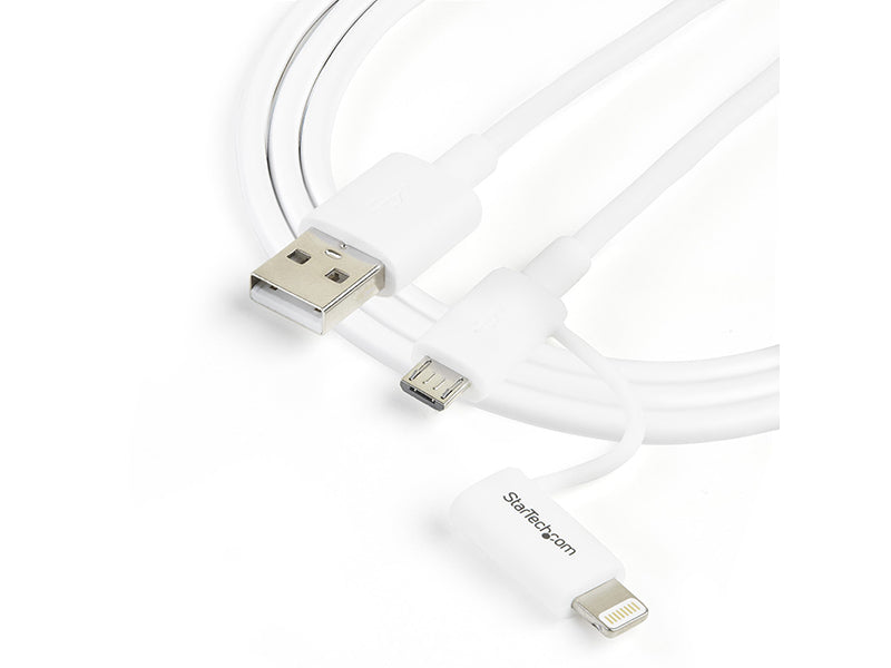 Câble Lightning ou Micro USB vers USB de 1 m