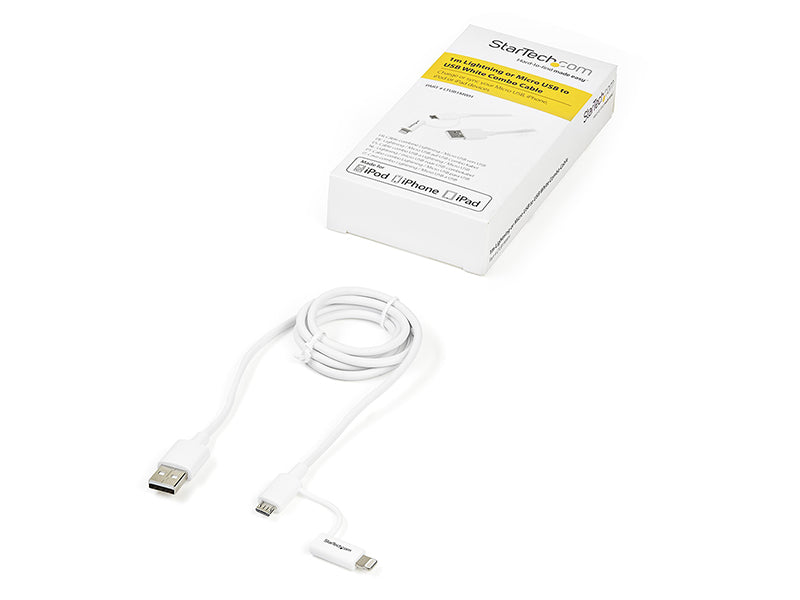 Câble Lightning ou Micro USB vers USB de 1 m