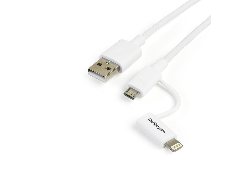 Câble Lightning ou Micro USB vers USB de 1 m