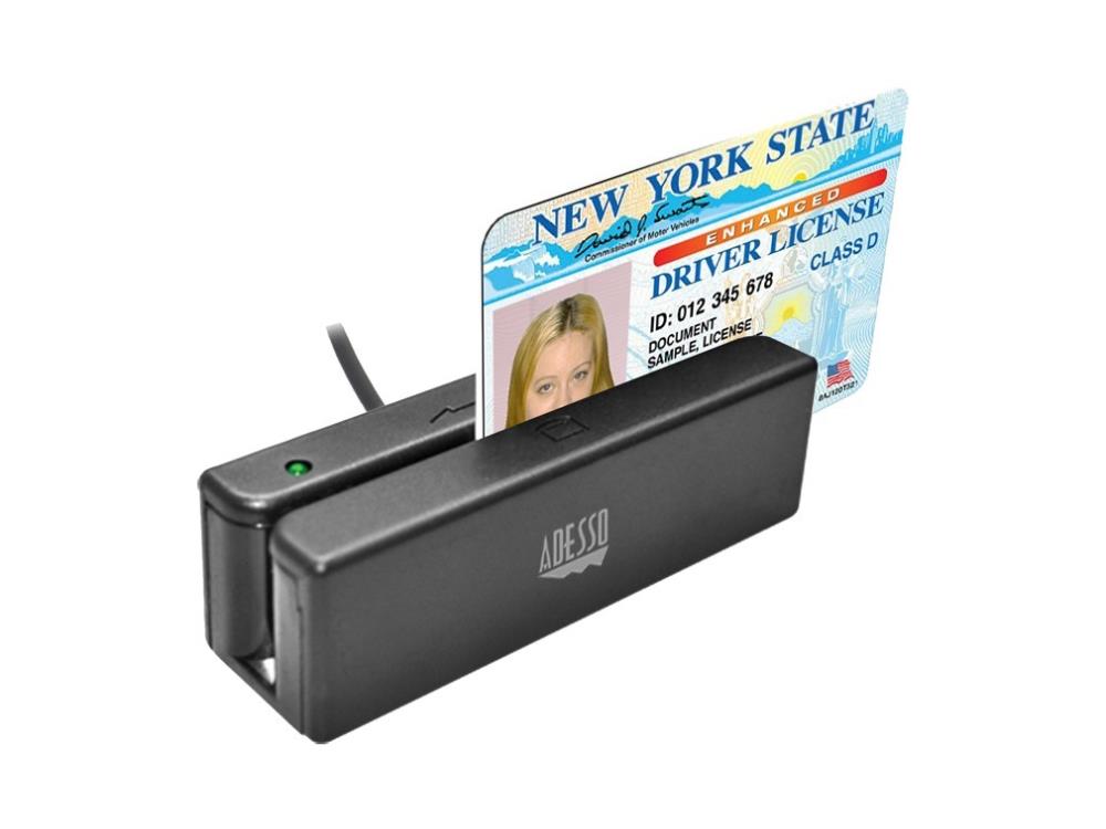Bi-Directional, 3-Track Blk Usb Msr