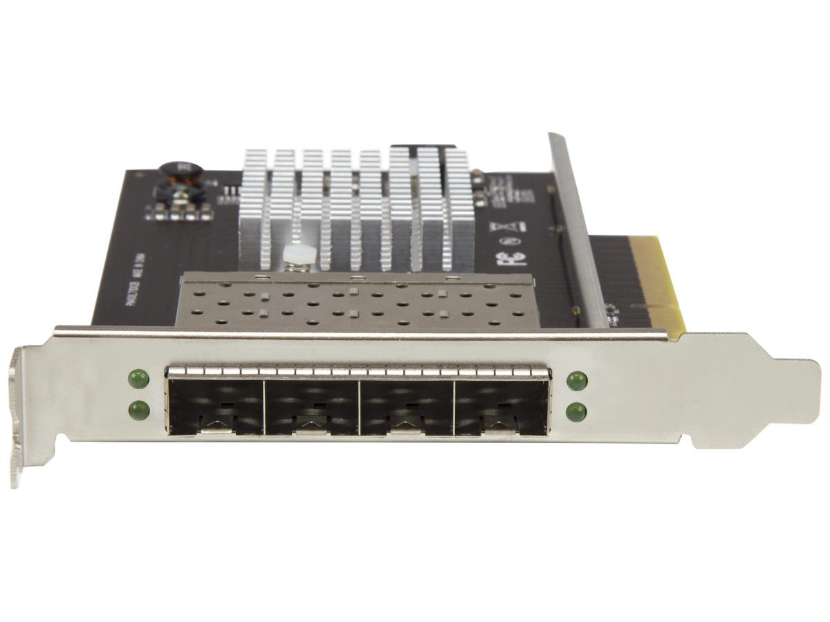 Startech.Com Quad Port 10G Sfp+ Network Card, Intel Xl710 Open Sfp