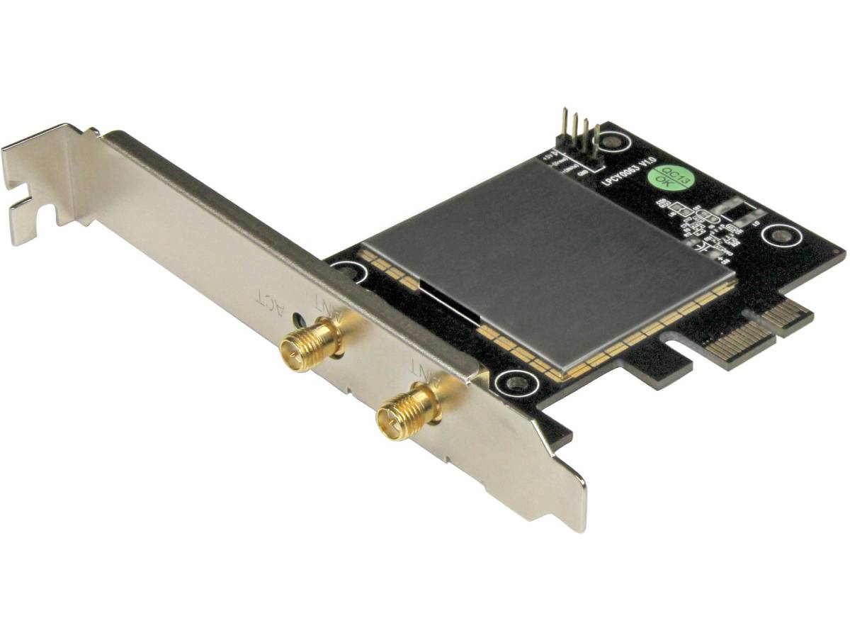 Adaptateur réseau sans fil AC StarTech.com Ac600 - 802.11Ac, PCI Express