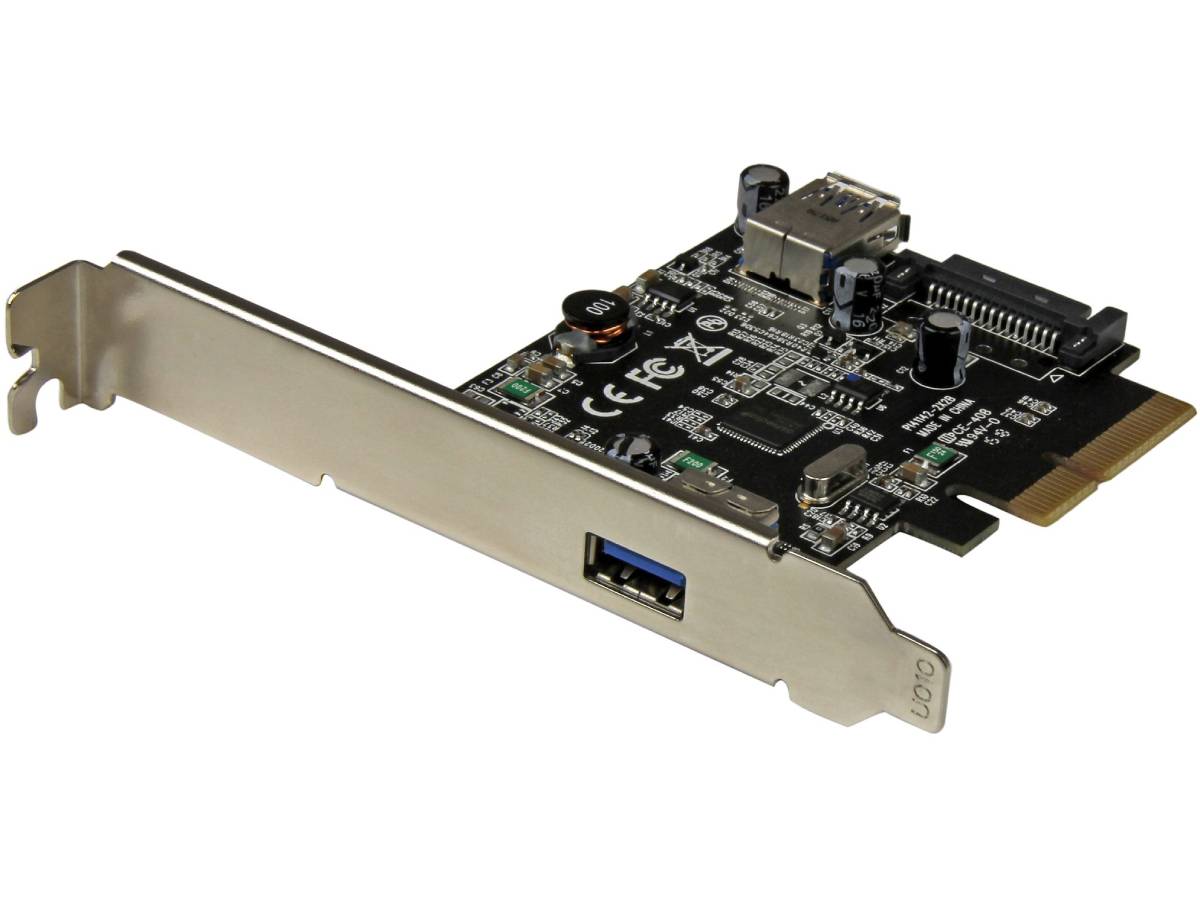 Startech.Com 2 Port Usb 3.1 (10Gbps) Card - Usb-A 1X External 1X I
