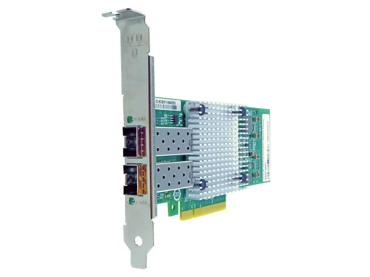 Axiom 10Gbs Dual Port Sfp+ Pcie X8 Nic For Qlogic W/Transceivers -