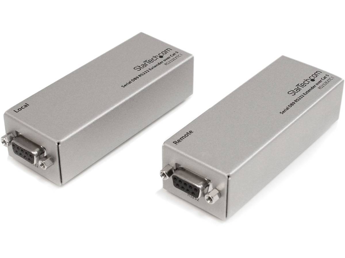Rallonge série DB9 RS232 sur Cat 5 Startech.Com - Jusqu'à 1 000 m