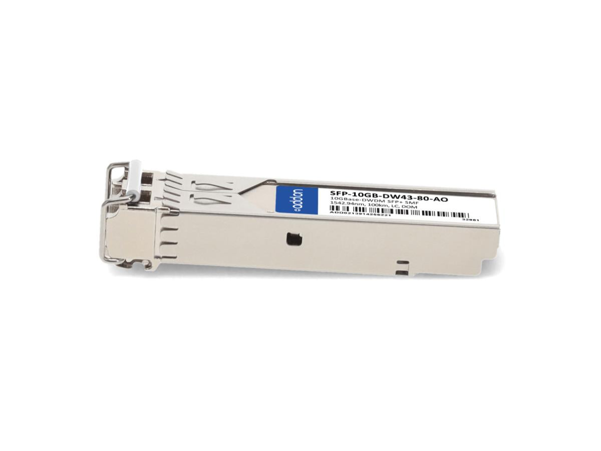 Transceptor SFP+ 10Gbase-Dwdm de 100 GHz compatible con MSA y TAA
