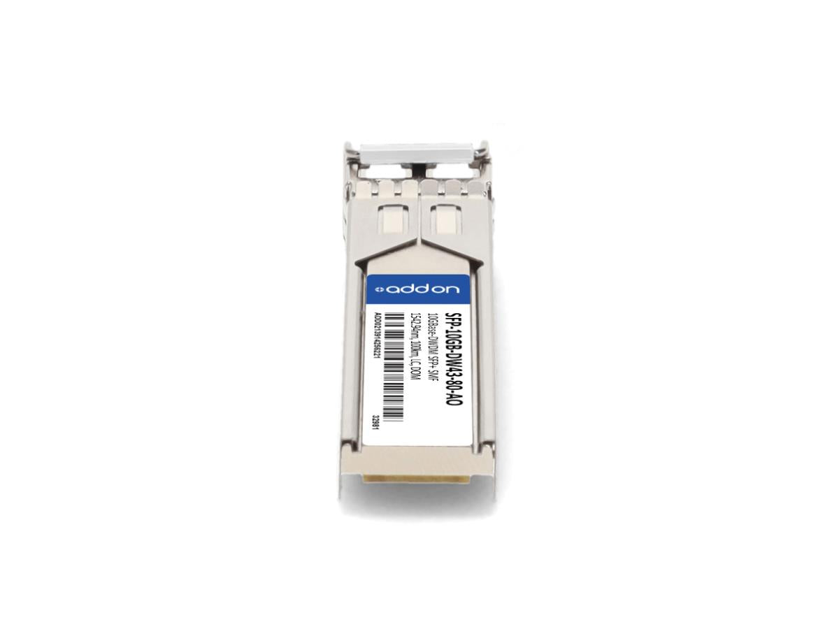 Transceptor SFP+ 10Gbase-Dwdm de 100 GHz compatible con MSA y TAA