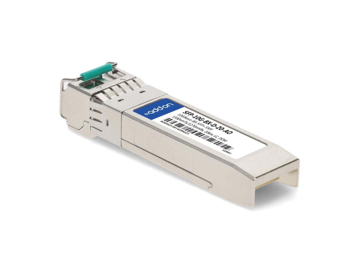 Module complémentaire Cisco SFP-10G-Bx-D-20 compatible avec la norme Taa 10Gbase-Bx Sf