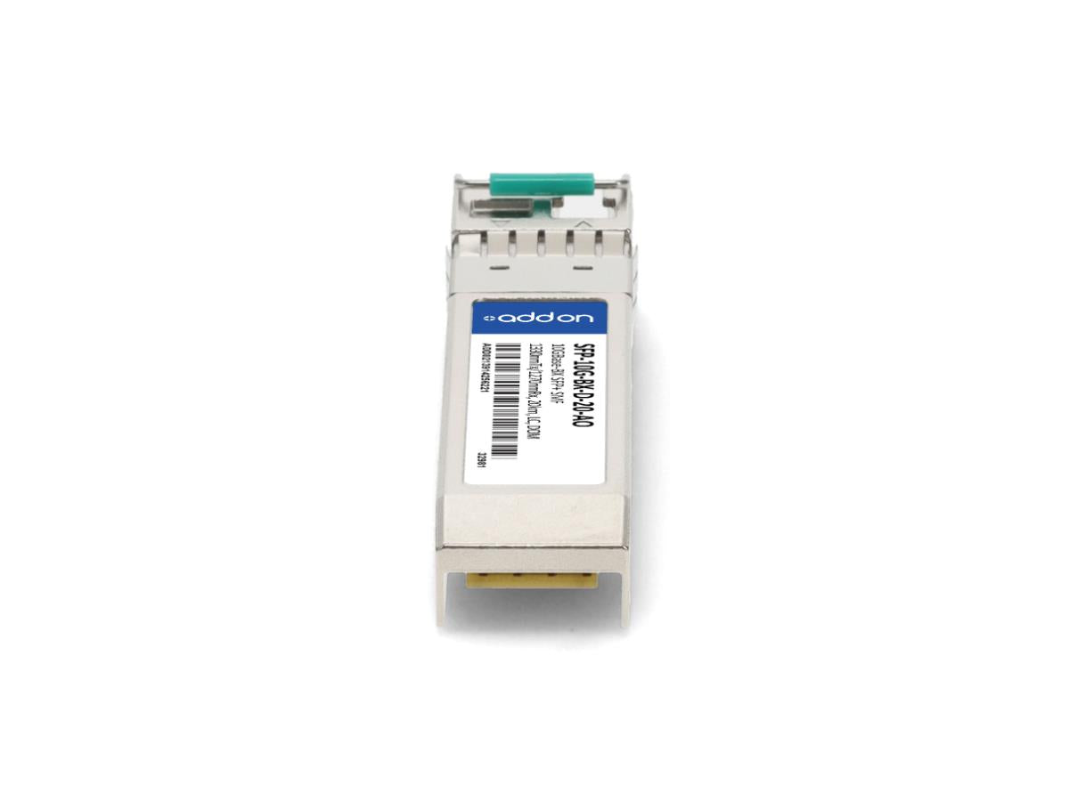 Module complémentaire Cisco SFP-10G-Bx-D-20 compatible avec la norme Taa 10Gbase-Bx Sf