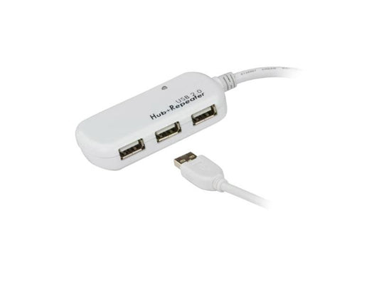 4-Port Usb 2.0 Hub W/Bltin 39Ft Bstercbl