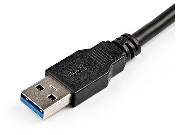 Startech.Com 2M Black Superspeed Usb 3.0 Extension Cable A To A -