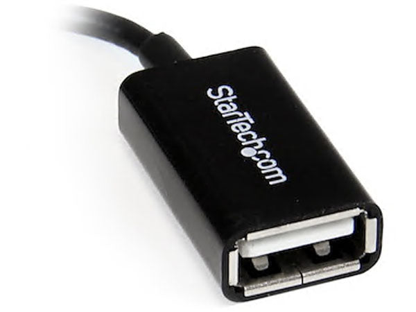 Startech.Com 5In Right Angle Micro Usb To Usb Otg Host Adapter M/F