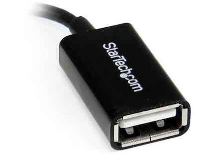 Startech.Com 5In Right Angle Micro Usb To Usb Otg Host Adapter M/F