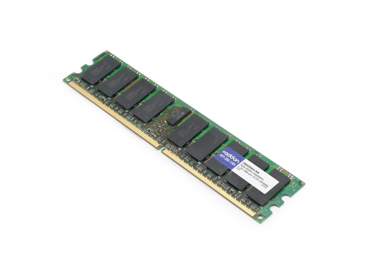 Module complémentaire HP Z9H59Aa Comp 4G Ddr4 Srx8 Udimm