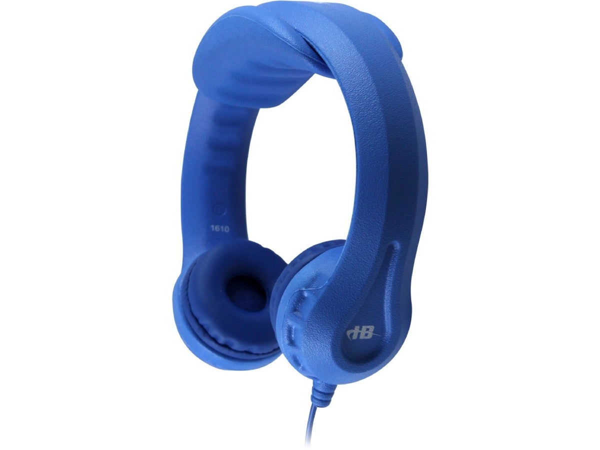 Casque audio en mousse pratiquement indestructible Vcom Flex-Phones - Bleu