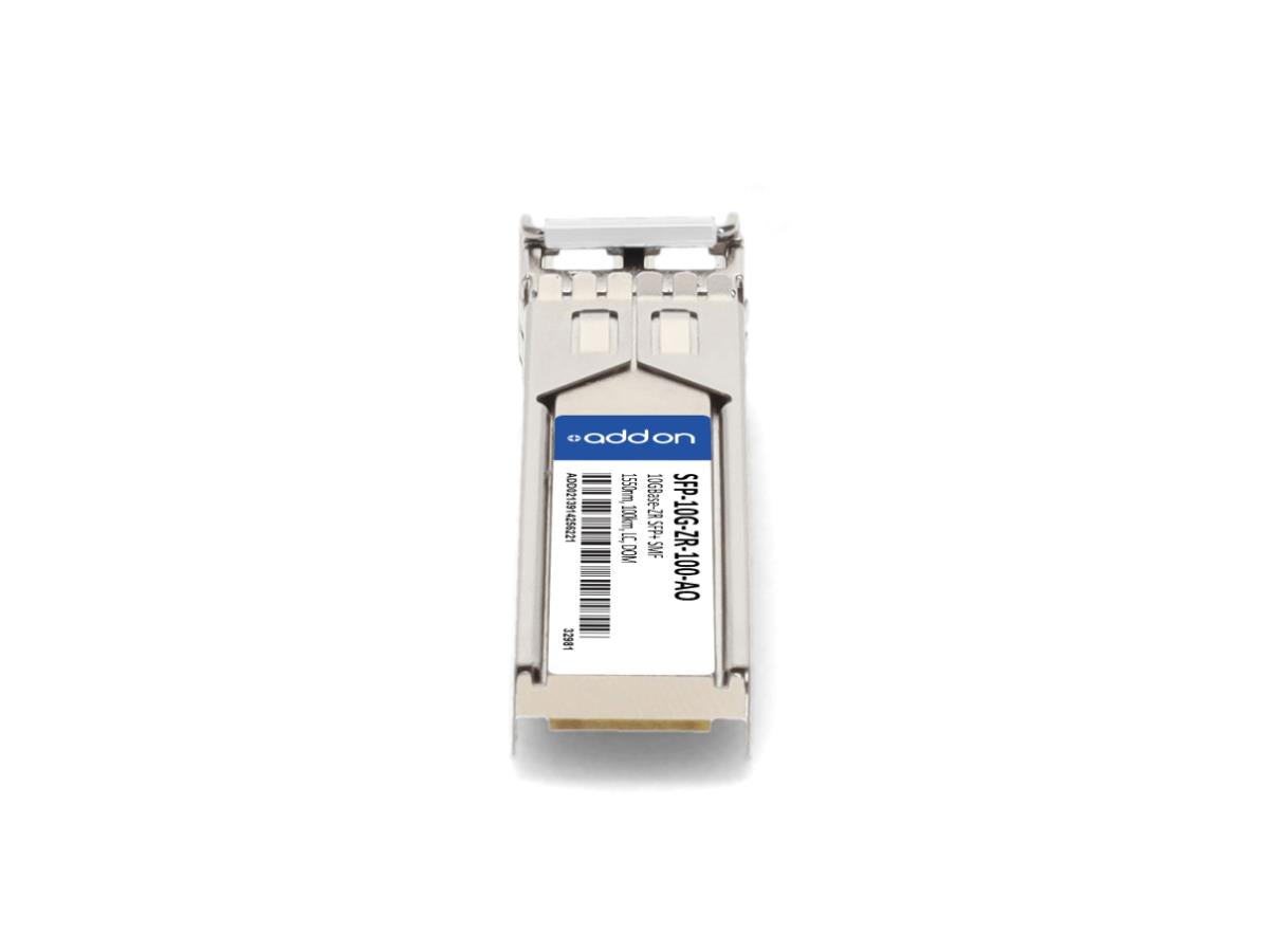 Module complémentaire Cisco SFP-10G-Zr-100 compatible avec les normes Taa 10Gbase-Zr SFP