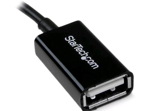 Startech.Com 5In Micro Usb To Usb Otg Host Adapter - Micro Usb Mal