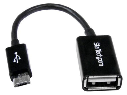 Startech.Com 5In Micro Usb To Usb Otg Host Adapter - Micro Usb Mal