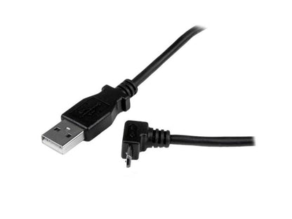 Startech.Com 2M Micro Usb Cable Cord - A To Up Angle Micro B - Up