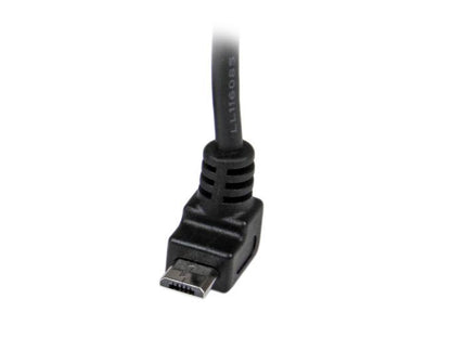 Startech.Com 2M Micro Usb Cable Cord - A To Up Angle Micro B - Up