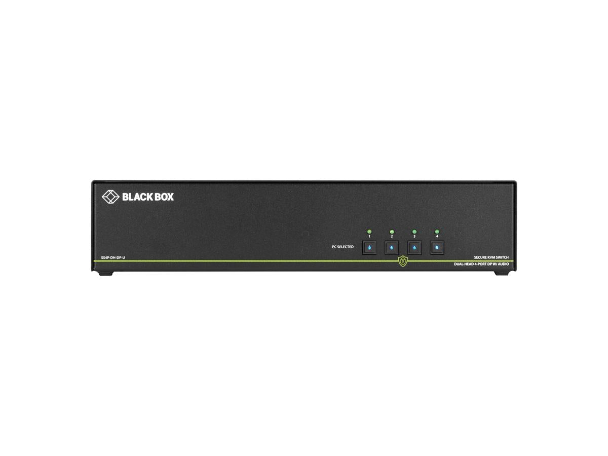 Black Box Corp Niap 3.0 de doble cabezal, Displayport, 4K, 4 pines