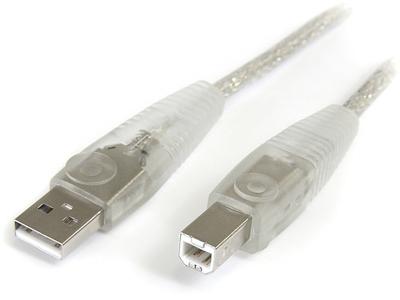 Startech.Com Transparent Usb 2.0 Cable - A To B - Usb Cable - Usb