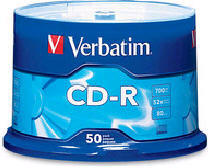 Cd-R 80M/700Mb 52X Branded 50Pk Spdl