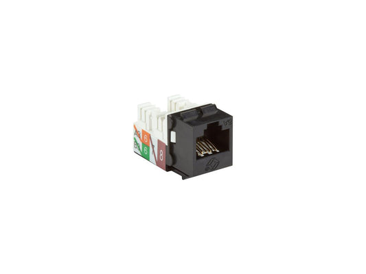 Prise Keystone Cat6A de Black Box Corp, noire