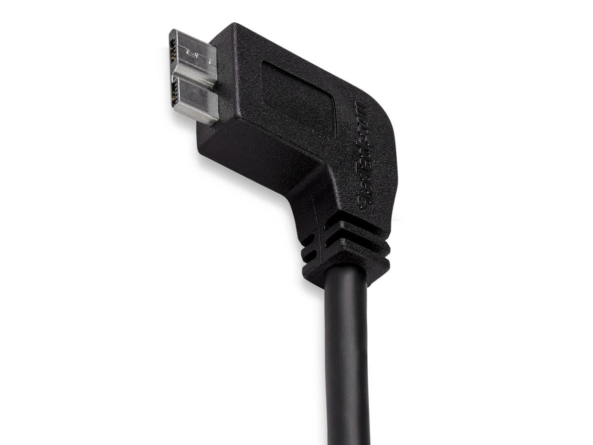 Startech.Com 2M 6 Ft Slim Micro Usb 3.0 Cable M/M - Left-Angle Mic