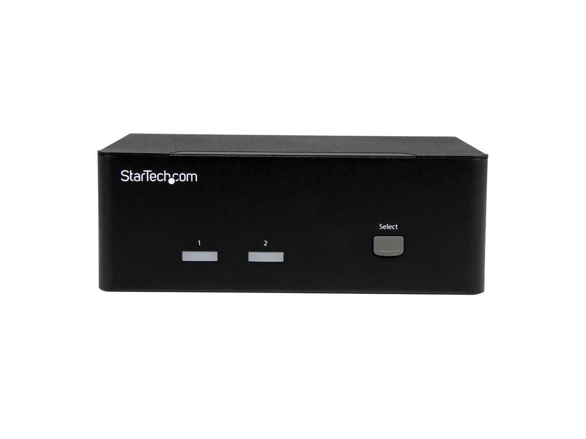 Startech.Com 2 Port Vga Kvm Switch - Dual Vga - Hot-Key & Audio Su