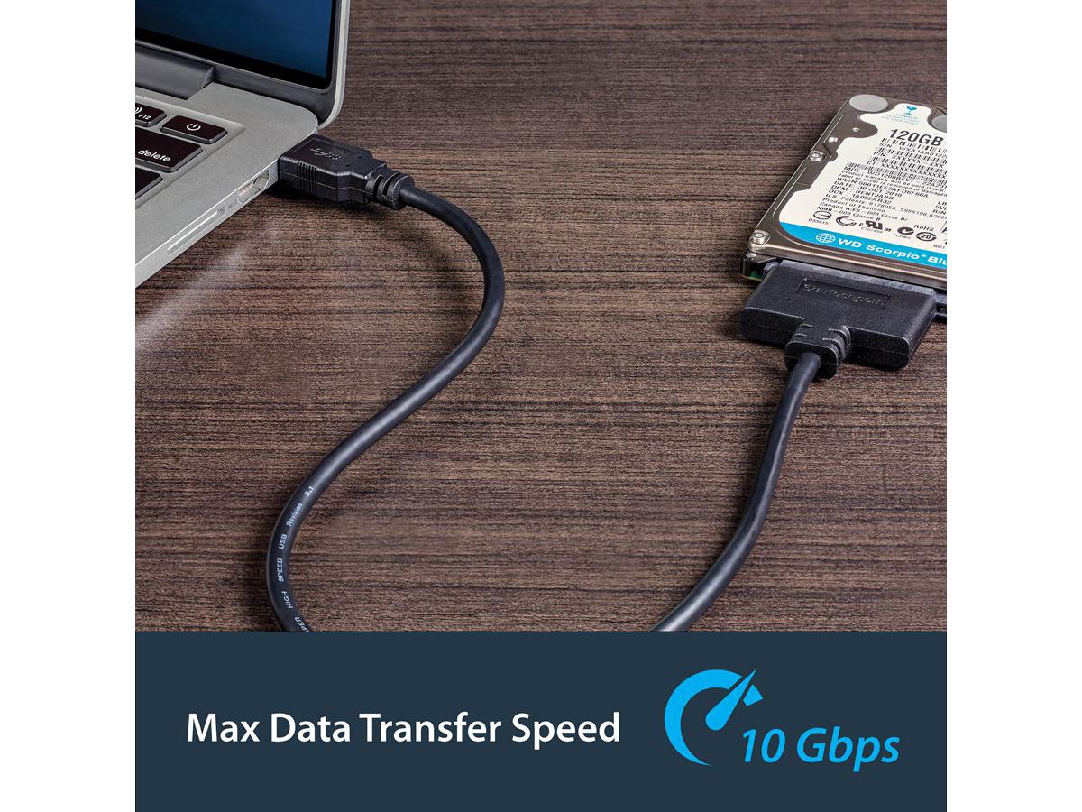 Startech.Com Usb 3.1 To 2.5\" Sata Hard Drive Adapter - Usb 3.1 Ge