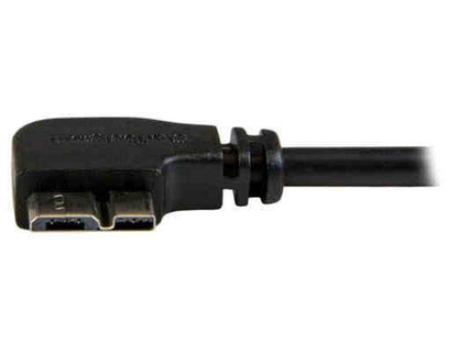 Startech.Com 1M 3 Ft Slim Micro Usb 3.0 Cable M/M - Left-Angle Mic