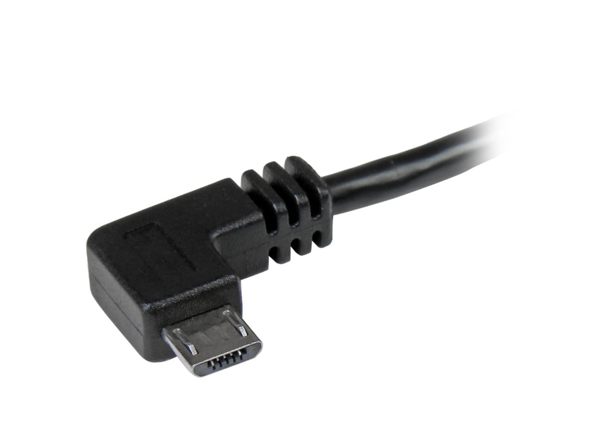 Startech.Com 1M 3 Ft Micro-Usb Cable With Right-Angled Connectors