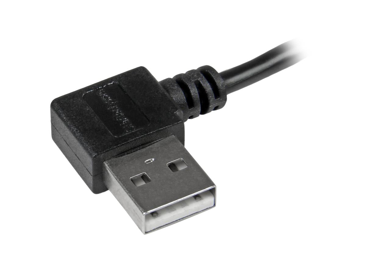 Startech.Com 1M 3 Ft Micro-Usb Cable With Right-Angled Connectors