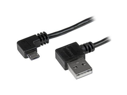 Startech.Com 1M 3 Ft Micro-Usb Cable With Right-Angled Connectors