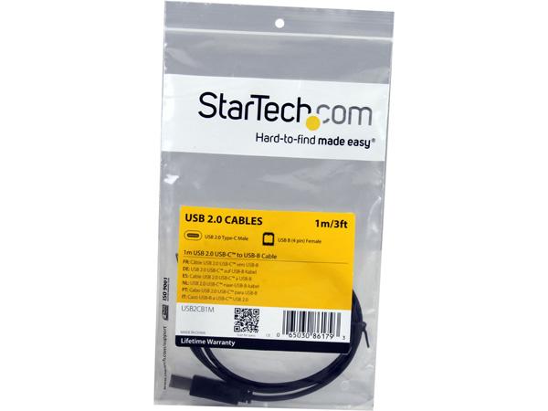 Startech.Com Usb C To Usb B Printer Cable - 3 Ft / 1M - Usb C Prin