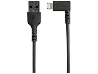 Startech.Com 3Ft (1M) Durable Usb A To Lightning Cable, Black 90°