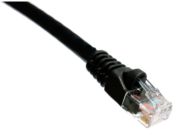 Axiom 3Ft Cat6A 650Mhz Patch Cable Molded Boot (Black)