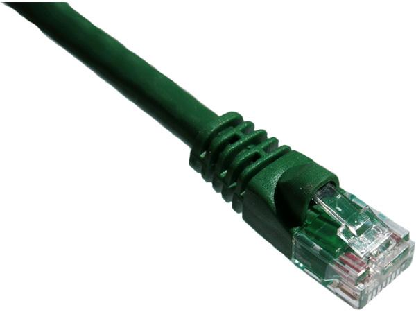 Axiom 7Ft Cat6A 650Mhz Patch Cable Molded Boot (Green)