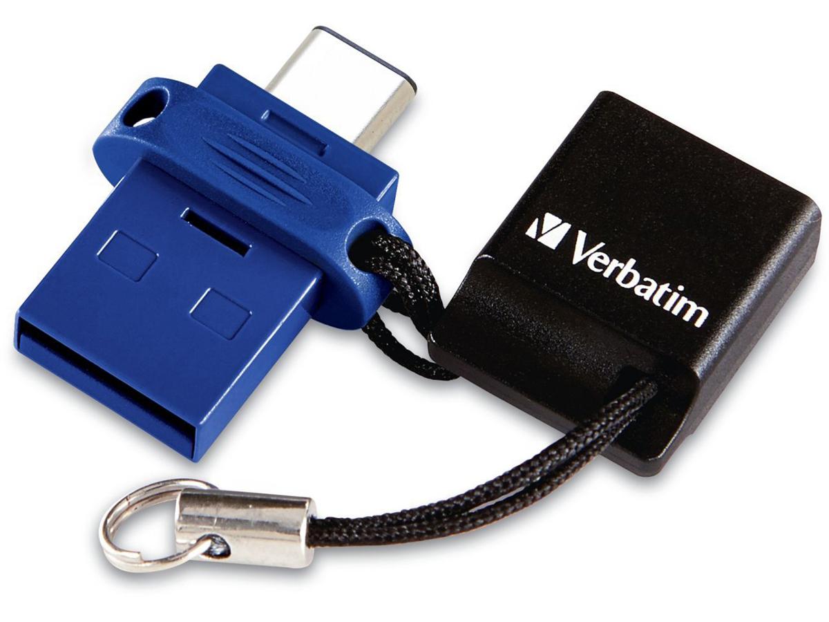 Clé USB Verbatim Store N Go 16 Go double USB 3.2 Gen 1 pour USB-C
