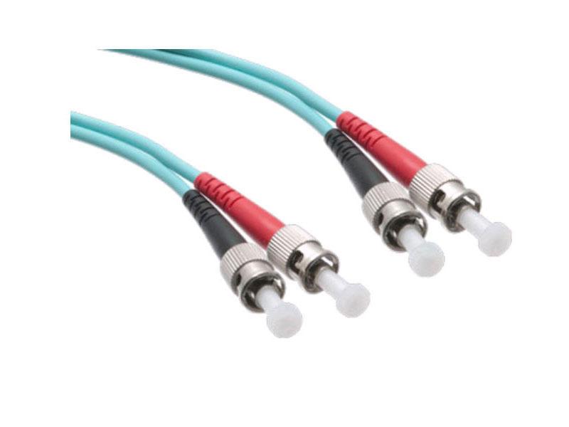 Axiom St/St 10G Multimode Duplex Om3 50/125 Fiber Optic Cable 2M