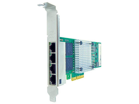 Tarjeta de interfaz de red Axiom PCIe X4 de cuatro puertos RJ45 de 10/100/1000 Mb/s para Dell - 54