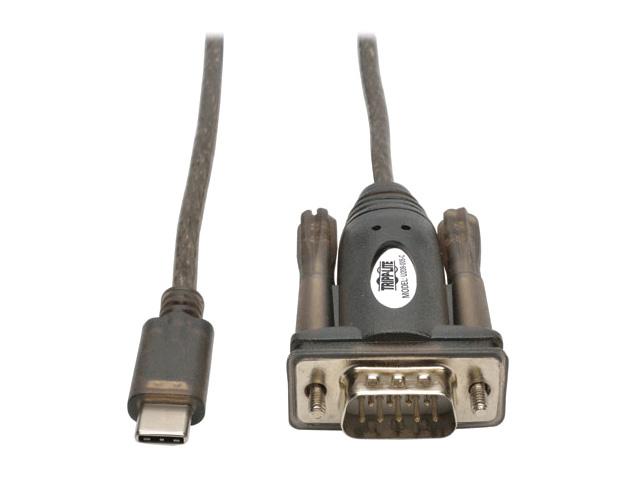 Eaton Tripp Lite Series Usb 2.0 Usb-C To Db9 Adapter Cable Usb-C T