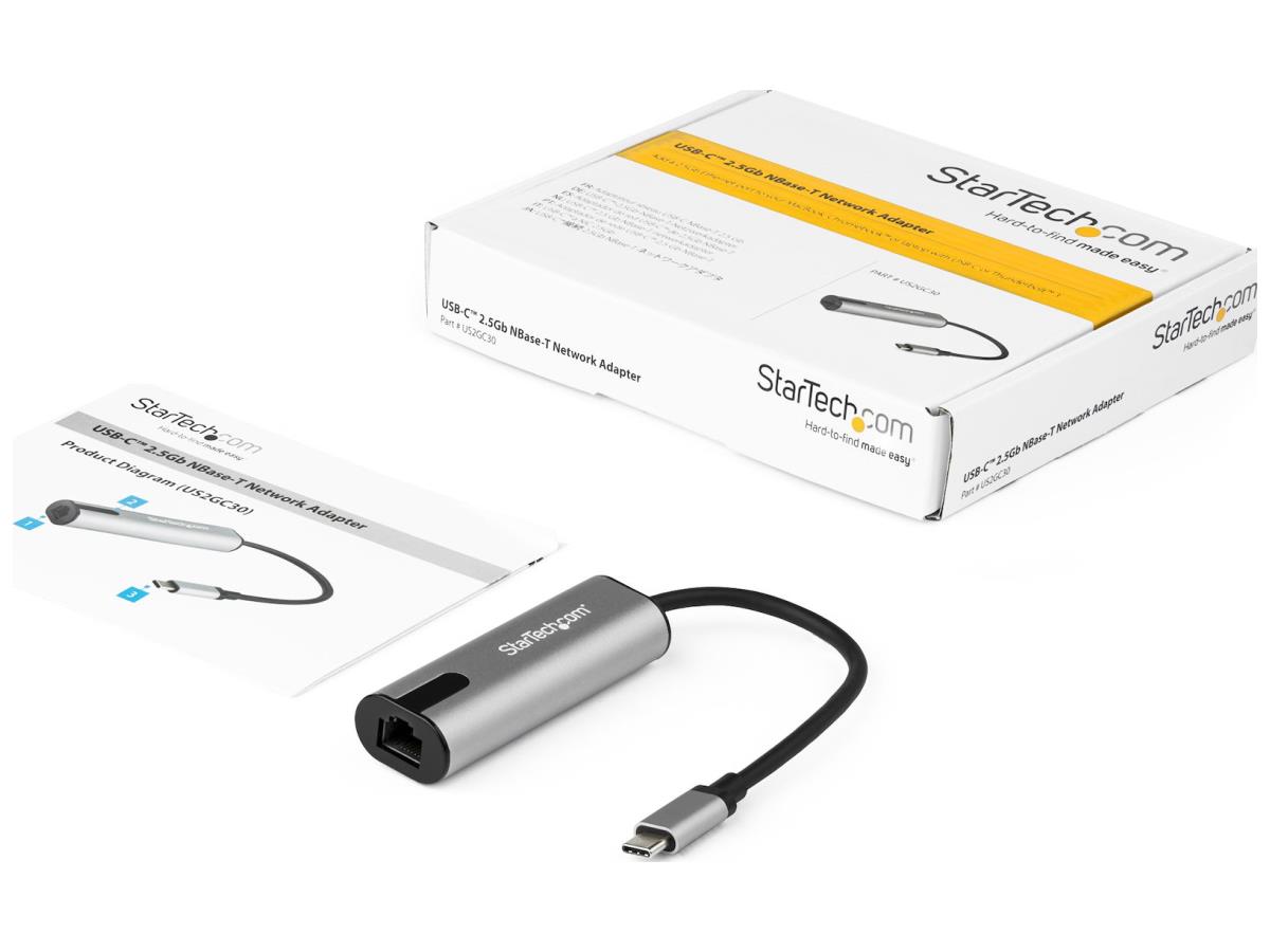 Startech.Com 2.5Gbe Usb C To Ethernet Adapter Nbase-T Nic, Usb 3.0