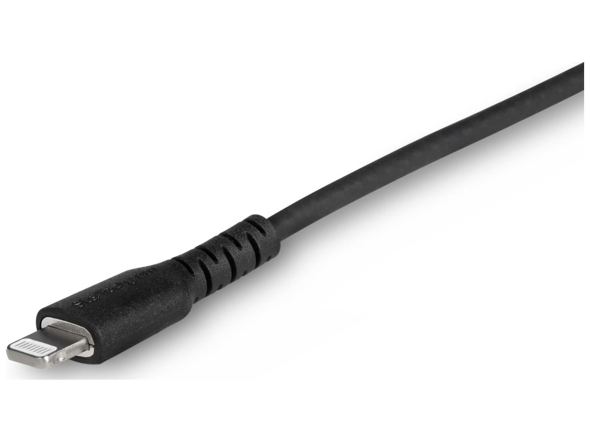 Câble USB-C vers Lightning noir durable Startech.Com de 1 m (3 pi), robuste