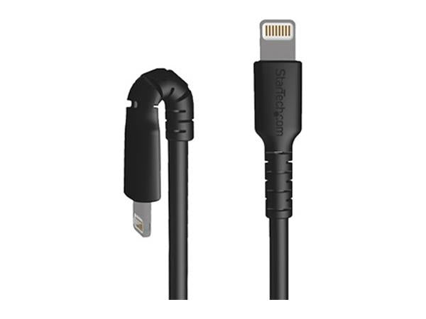 Câble USB-C vers Lightning noir durable Startech.Com de 1 m (3 pi), robuste