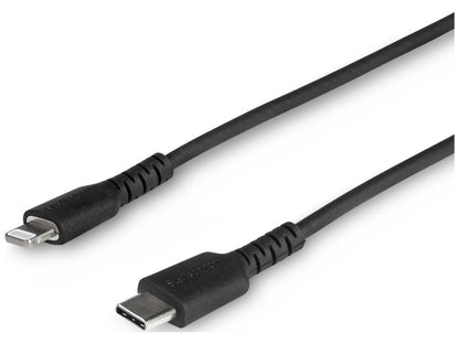 Câble USB-C vers Lightning noir durable Startech.Com de 1 m (3 pi), robuste